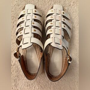 Tory Burch White Women's Fisherman Sandals